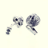 Tibetan Smile Skull Cufflinks-ZOCALO.JAPAN