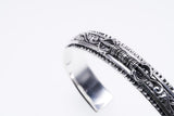 Wide Ivy Bangle (Antique Finish)-ZOCALO.JAPAN