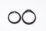 Double Wind Bracelet : S (Black)-ZOCALO.JAPAN