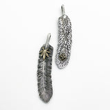 ZOCALO.JP CBD Feather Pendant Weed Ganja Dorje Vajra