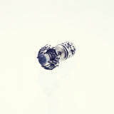 Islamic Round Stud : (Rainbow Moonstone)-ZOCALO.JAPAN