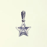 Jeweled Ivy Star Pendant : (White CZ)-ZOCALO.JAPAN