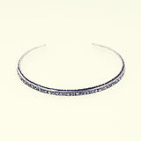 Narrow Ivy Bangle (L) (Antique Finish)-ZOCALO.JAPAN