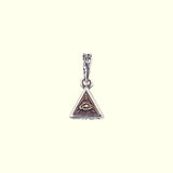 Eye of Providence Charm : (Black CZ)-ZOCALO.JAPAN