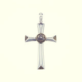 Eye of Providence Cross Pendant : White CZ-ZOCALO.JAPAN