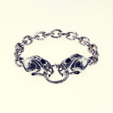 Saber Toothed Tiger Facing Bracelet : L (22cm)-ZOCALO.JAPAN