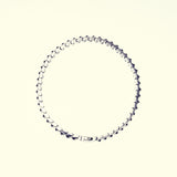 Tiny Pyramid Studs Bracelet : Edged / L (19.5cm)-ZOCALO.JAPAN