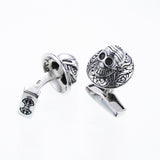 Tibetan Smile Skull Cufflinks-ZOCALO.JAPAN