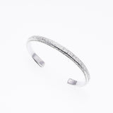Narrow Ivy Bangle (S) (White Finish)-ZOCALO.JAPAN