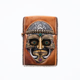 Tibetan Skull Zippo : BRONZE & SILVER-ZOCALO.JAPAN