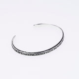 Narrow Ivy Bangle (L) (Antique Finish)-ZOCALO.JAPAN