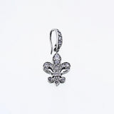 Lily Hook Stud : (White CZ)-ZOCALO.JAPAN