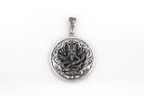 Crown Double Dorje Coin with Dragon-ZOCALO.JAPAN