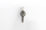 Ouroboros Dragon Stud : (White CZ)-ZOCALO.JAPAN