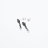 Jeweled Rose Stud : (Amethyst)-ZOCALO.JAPAN