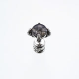 Dragon Claw Ear Stud : (Black Rutilated Quartz)-ZOCALO.JAPAN
