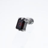 Islamic Ear Stud : (Garnet)-ZOCALO.JAPAN