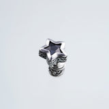 Jeweled Ivy Star Stud : (Black CZ)-ZOCALO.JAPAN