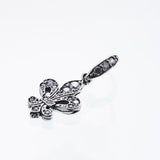 Lily Hook Stud : (White CZ)-ZOCALO.JAPAN